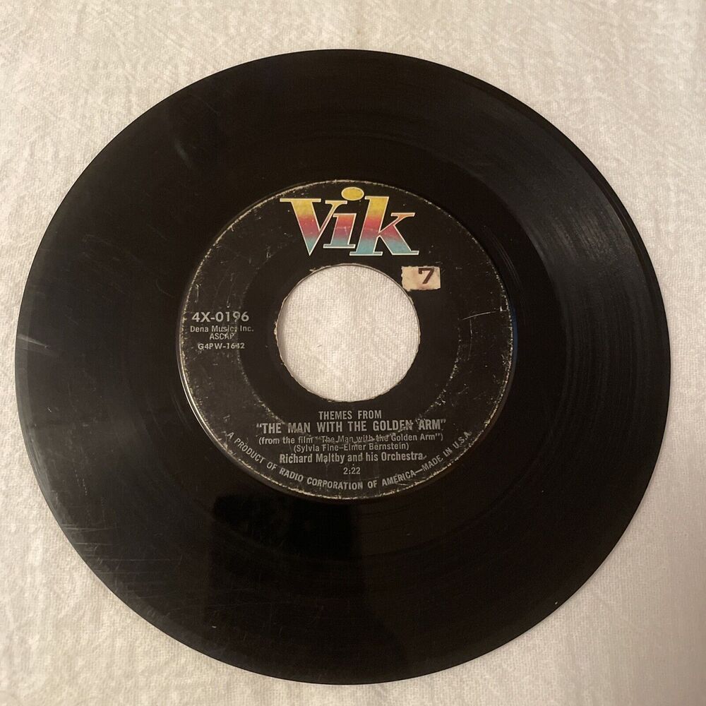 Richard Maltby Theme From The Man With the Golden Arm/Heart of Paris 45 RPM 1956